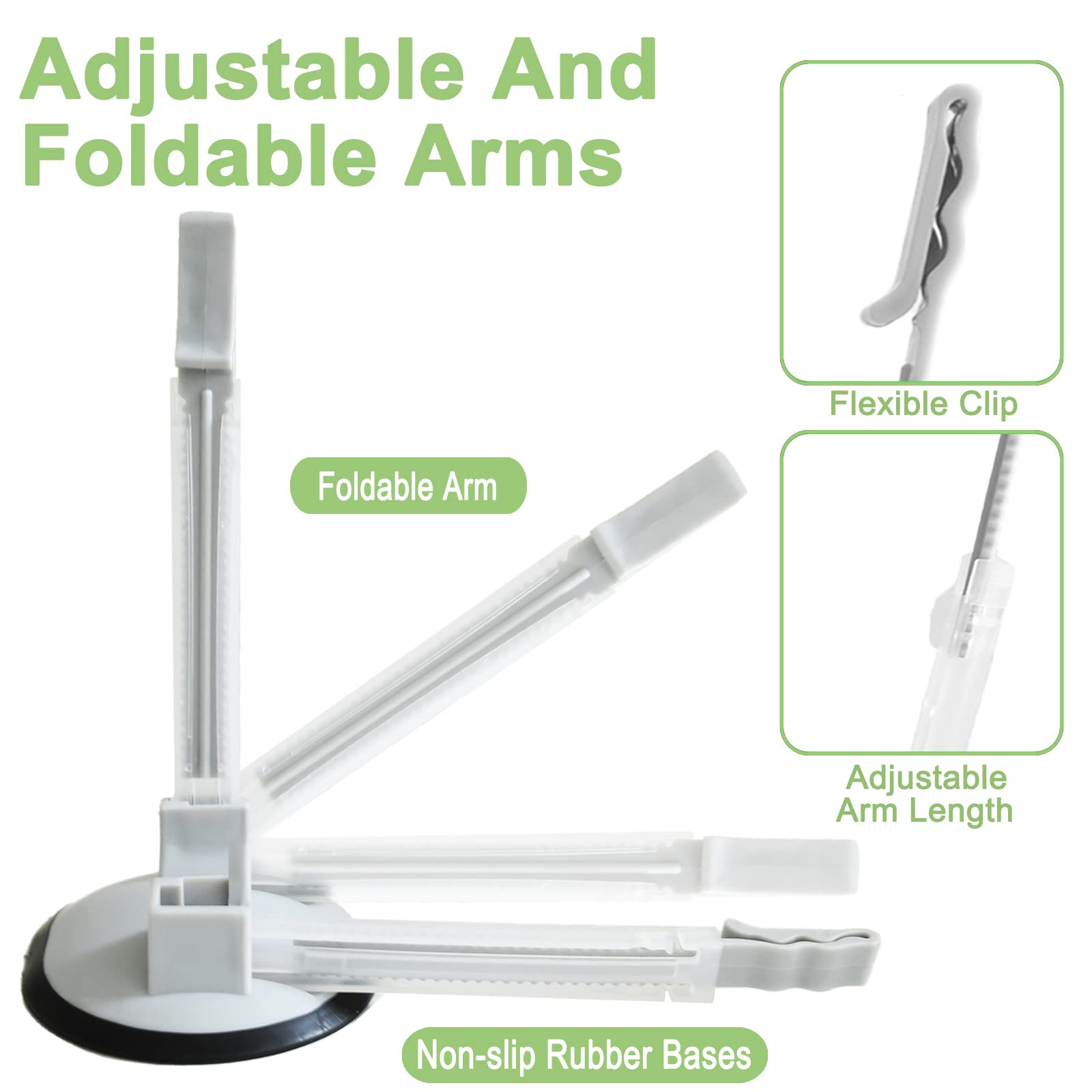EMWNG Baggy Rack Stand bag clip secures bags to prevent spills during filling.
