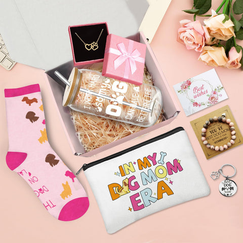 emzrivo dog mom gift box ready for gifting