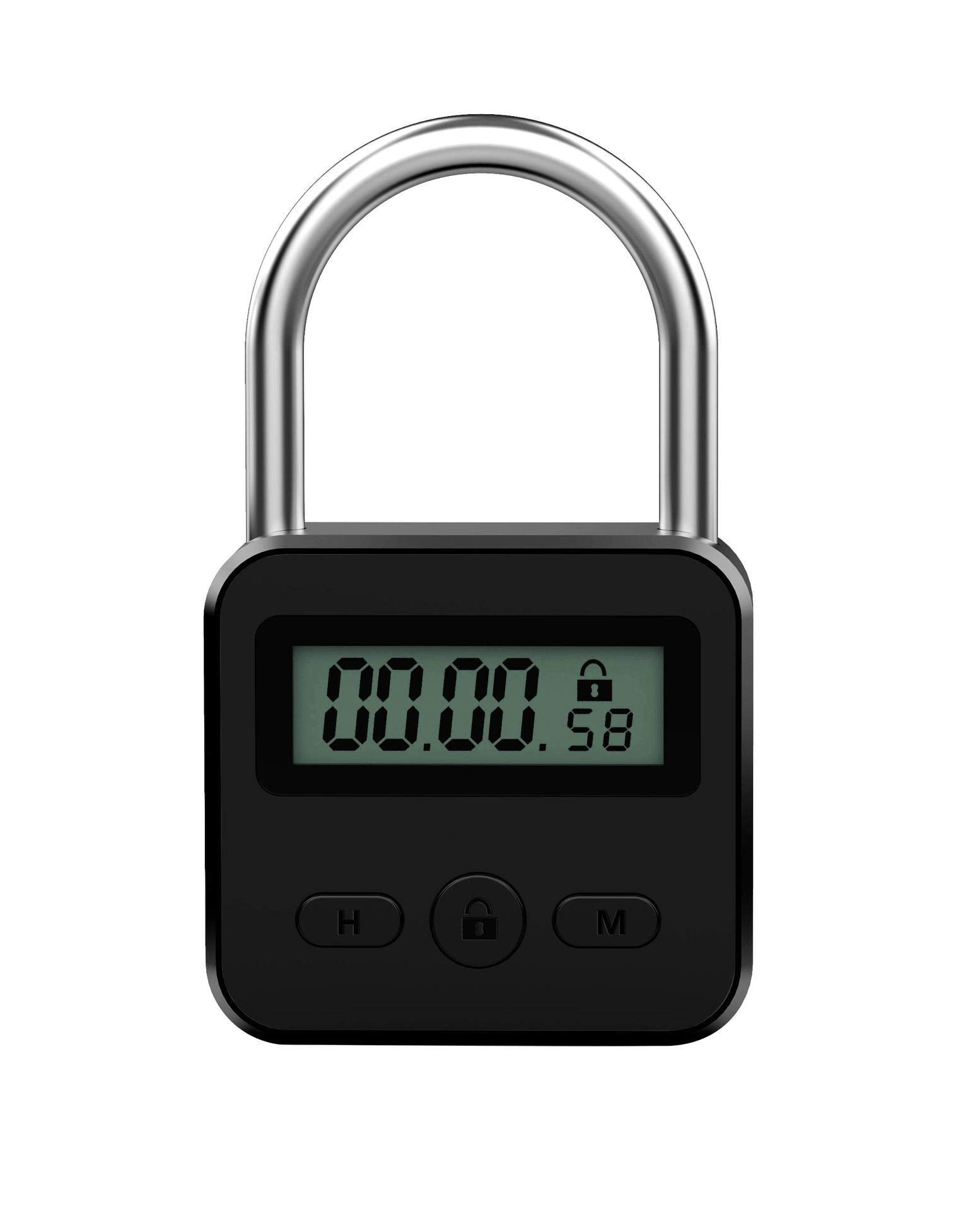 Enajucy Metal Timer Lock front view shows compact, durable security solution.