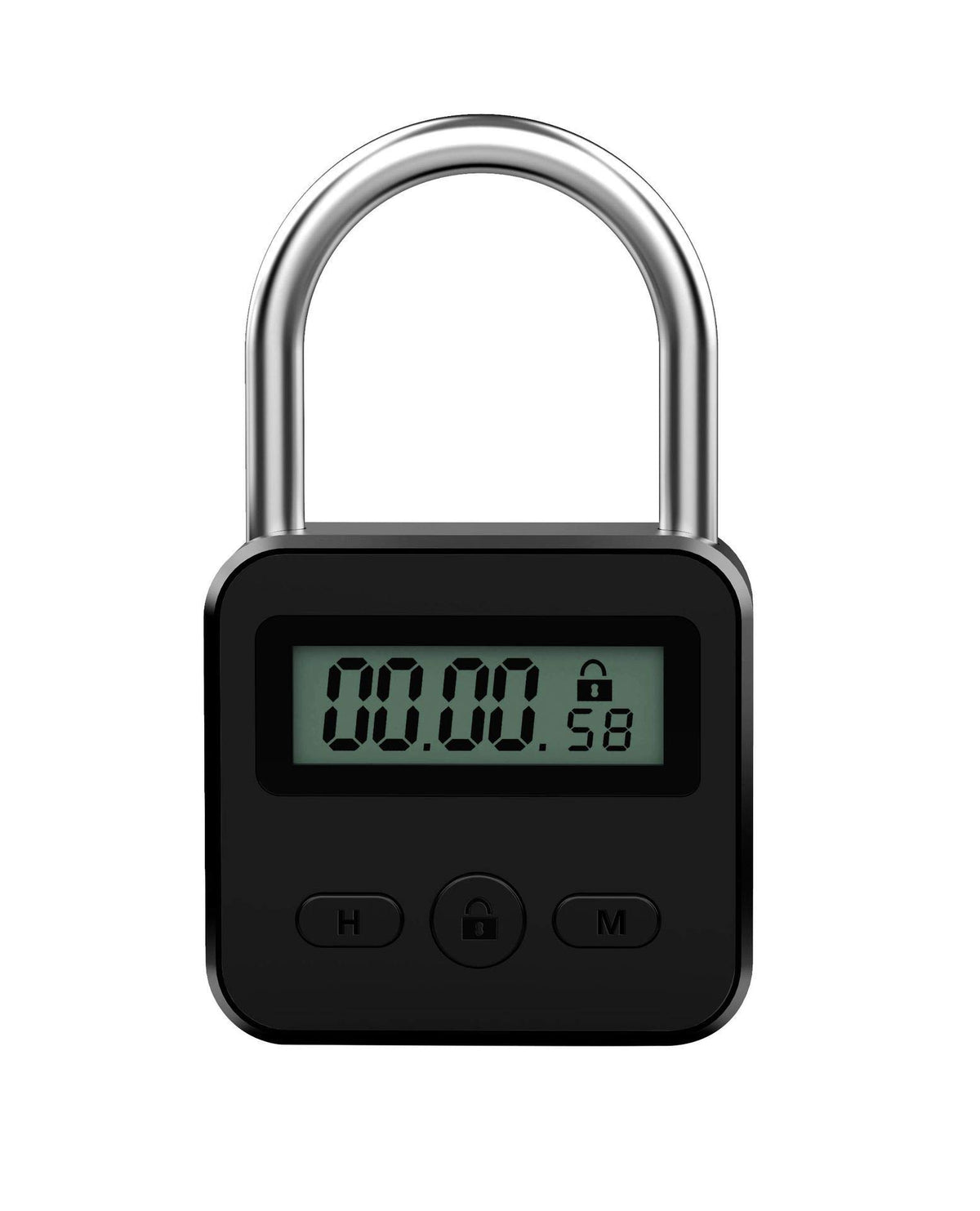 Enajucy Metal Timer Lock front view shows compact, durable security solution.