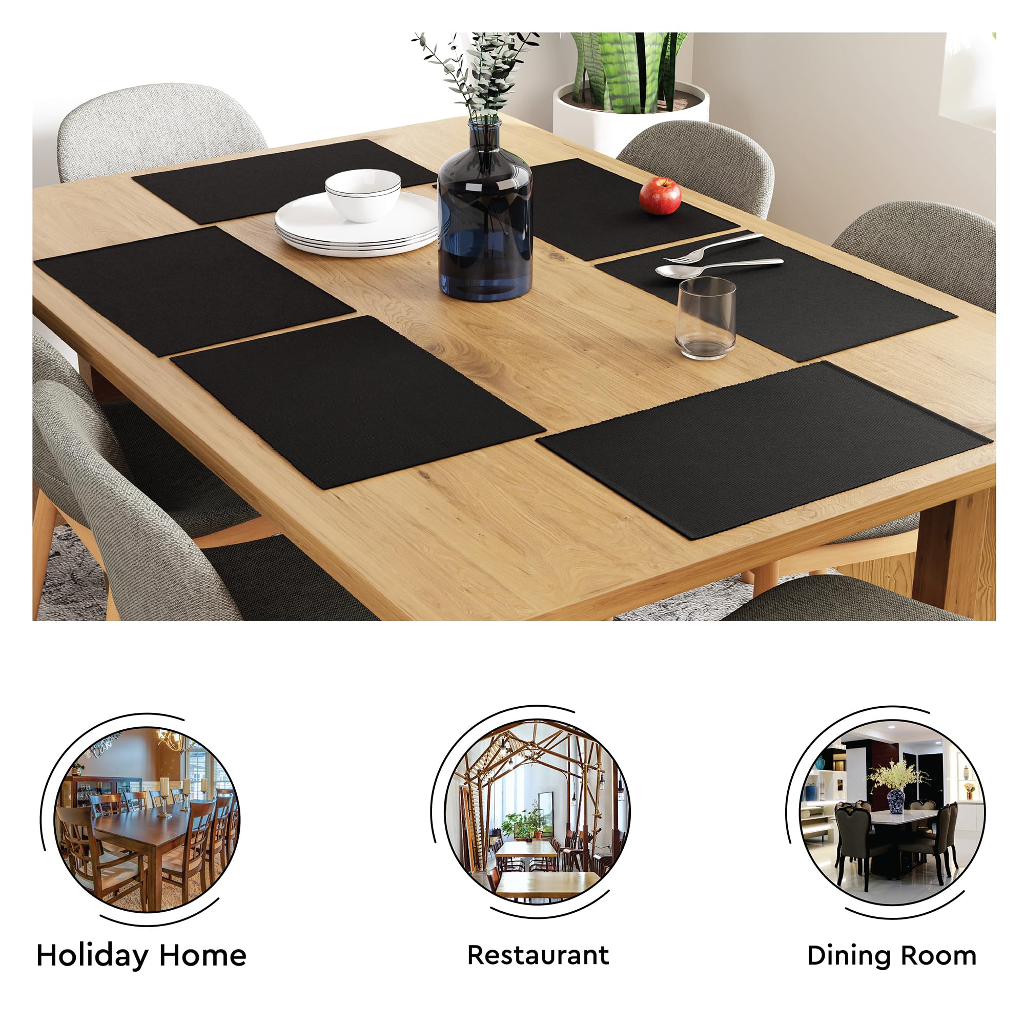 Encasa XO matching napkins and tablecloth accessories for coordinated tables.