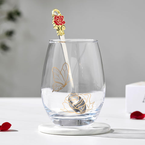 Encausto silver coaster protects surfaces during drinks and desserts