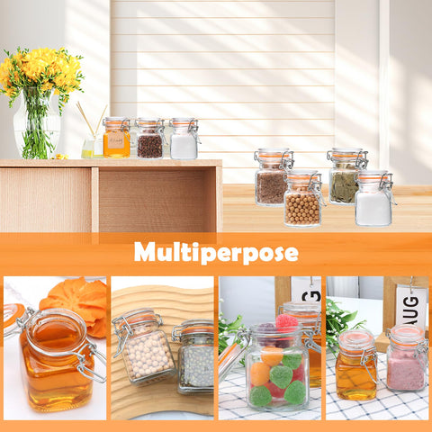 Encheng BPA-free, food-safe glass jar for safe storage