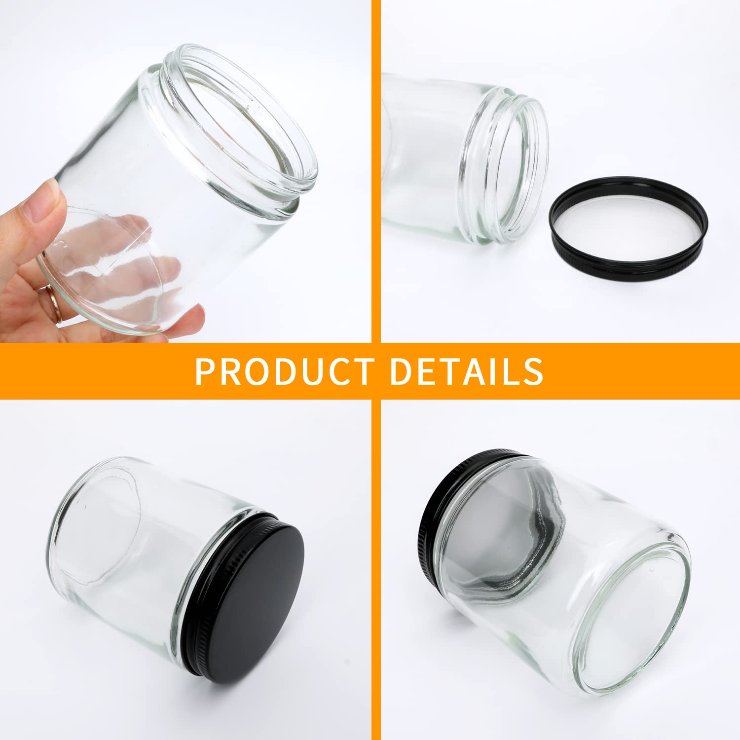 Encheng candle jar ideal for DIY projects with a professional look