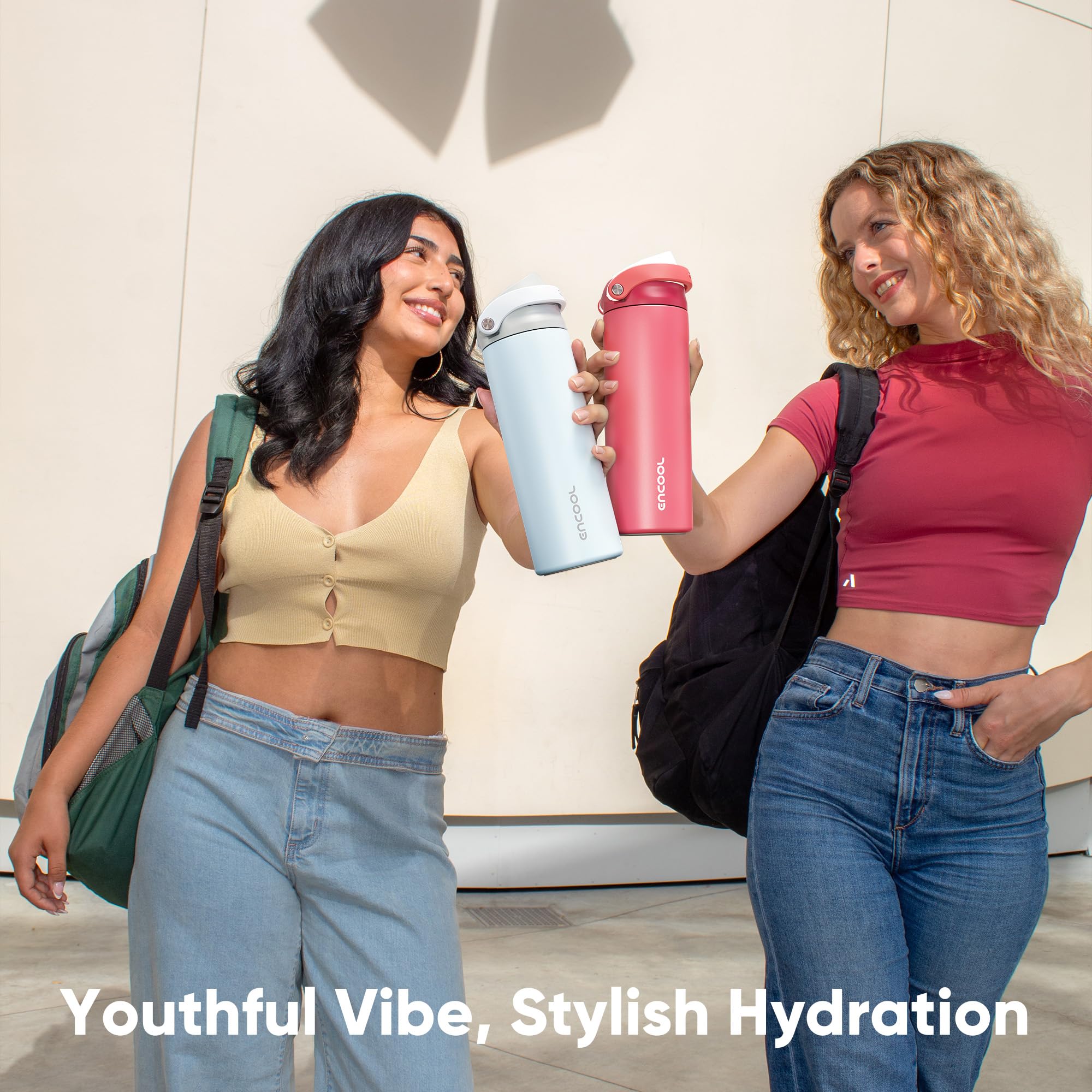 ENCOOL bag-friendly design makes carrying effortless in backpacks.