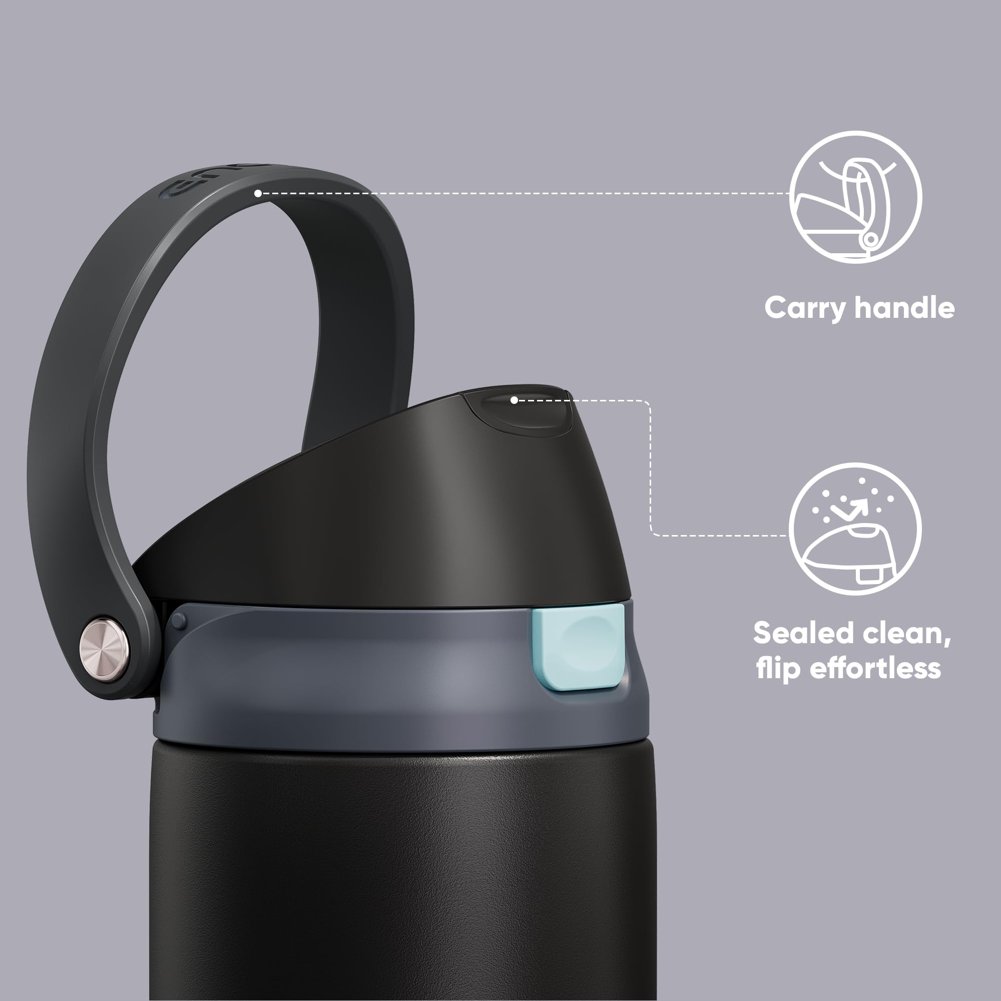 ENCOOL everyday hydration solution keeps drinks cold during work and gym sessions.