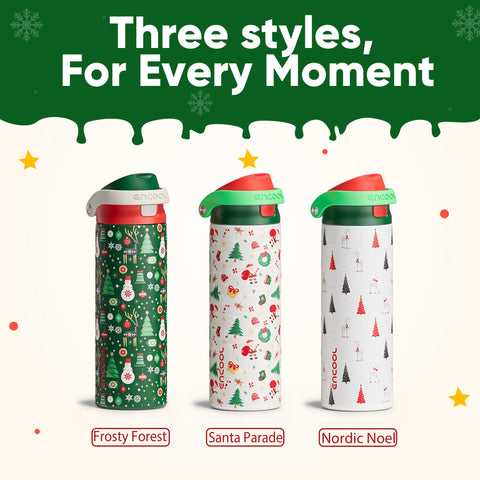 ENCOOL Easy-clean lid and bottle simplify maintenance after trips