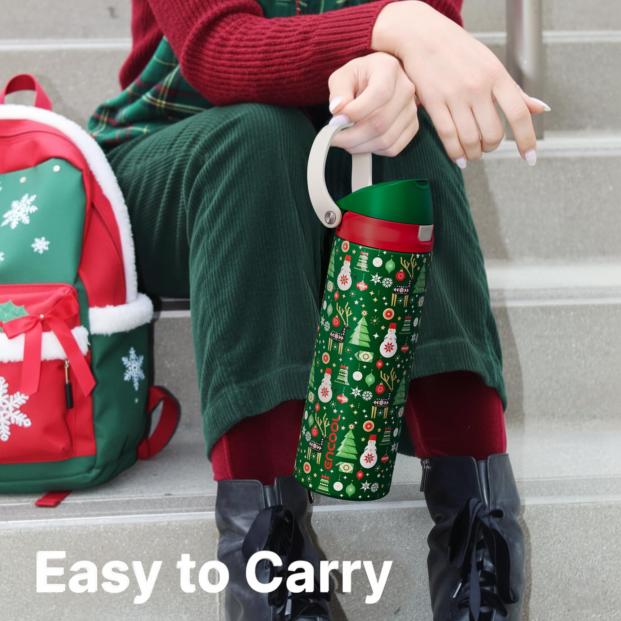 ENCOOL Leak-proof bottle prevents spills during travel