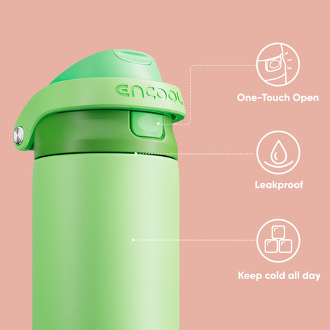 ENCOOL leakproof bottle car cup-holder fit for on-the-go hydration