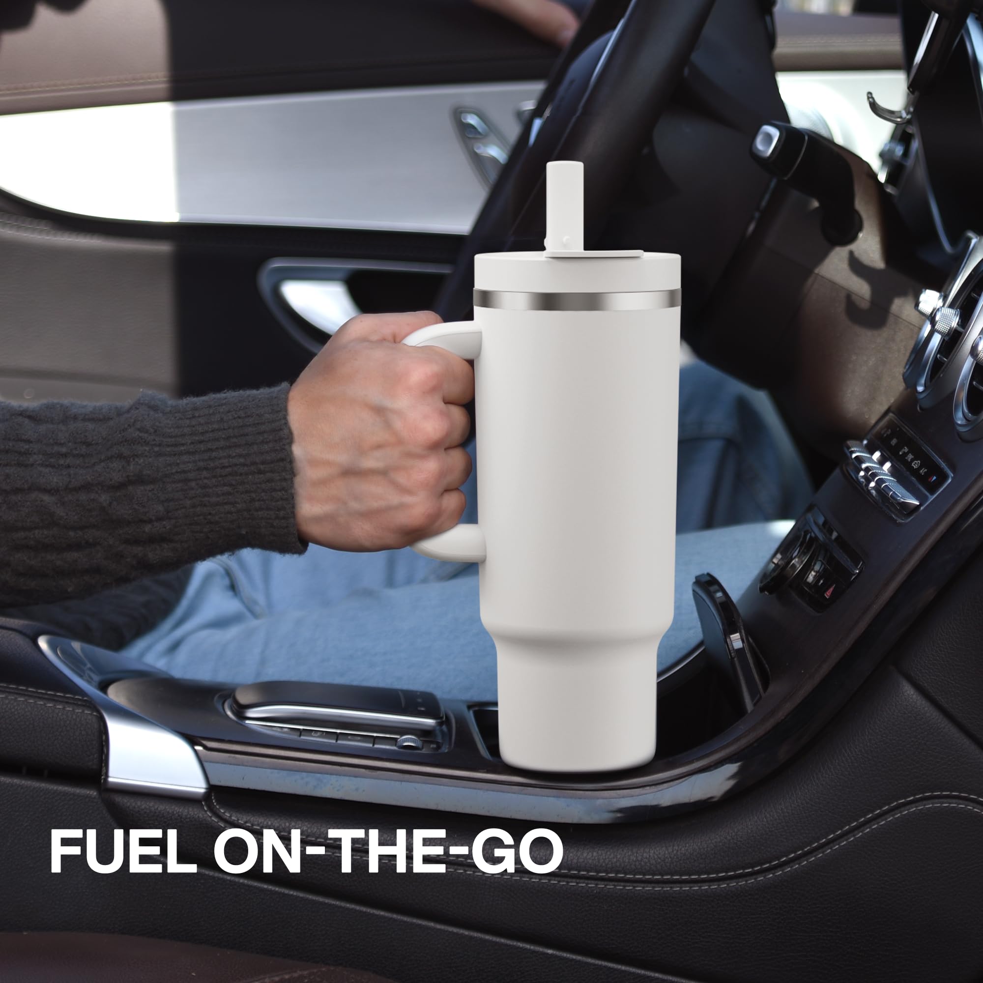 ENCOOL travel-ready tumbler for commutes and outdoor adventures