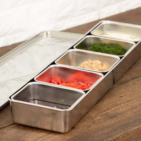 Endo Shoji AYK11004 container with lid supporting clean storage in a professional kitchen