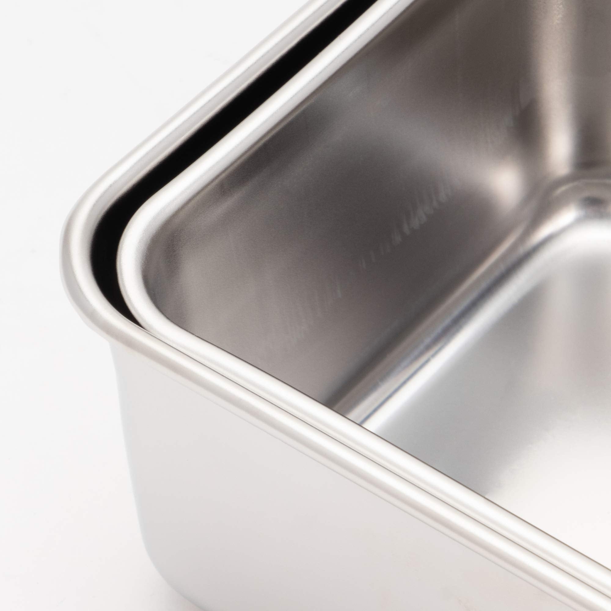 Close up of Endo Shoji TKG AYK11004 stainless steel finish showing durability