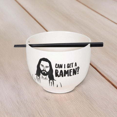 Enesco Our Name is Mud notches help rest chopsticks securely.