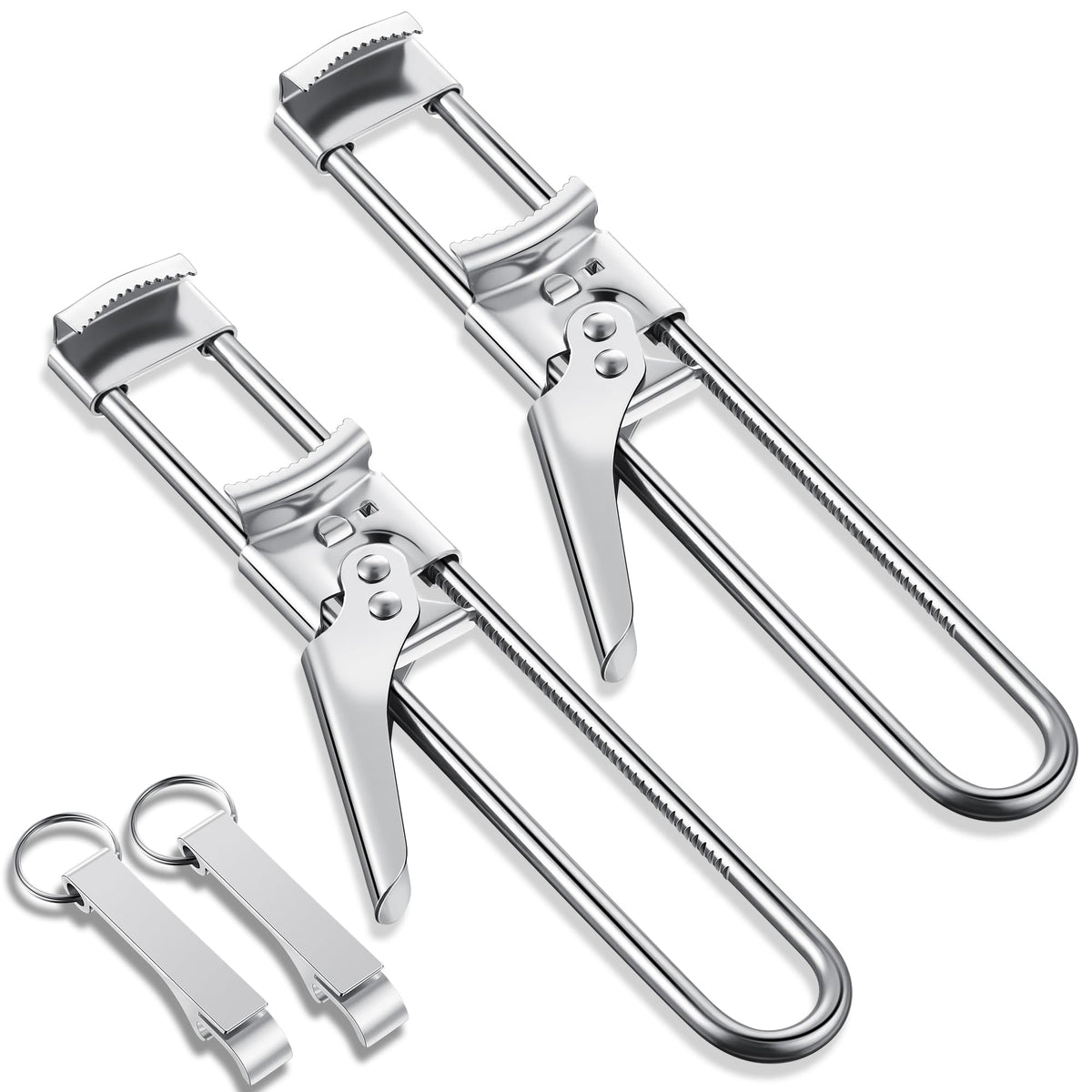 Enhon adjustable jar opener 7.6in grips wide lids for easy kitchen use.