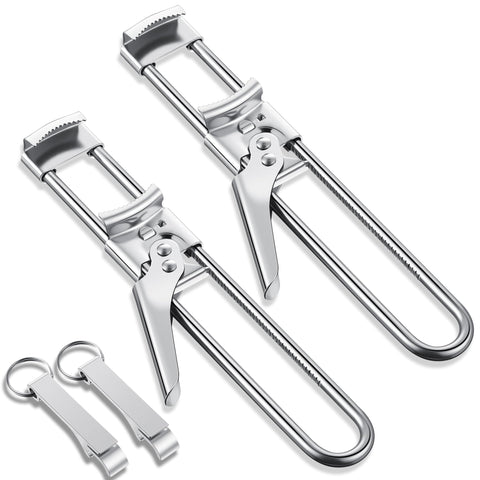 Enhon adjustable jar opener 7.6in grips wide lids for easy kitchen use.