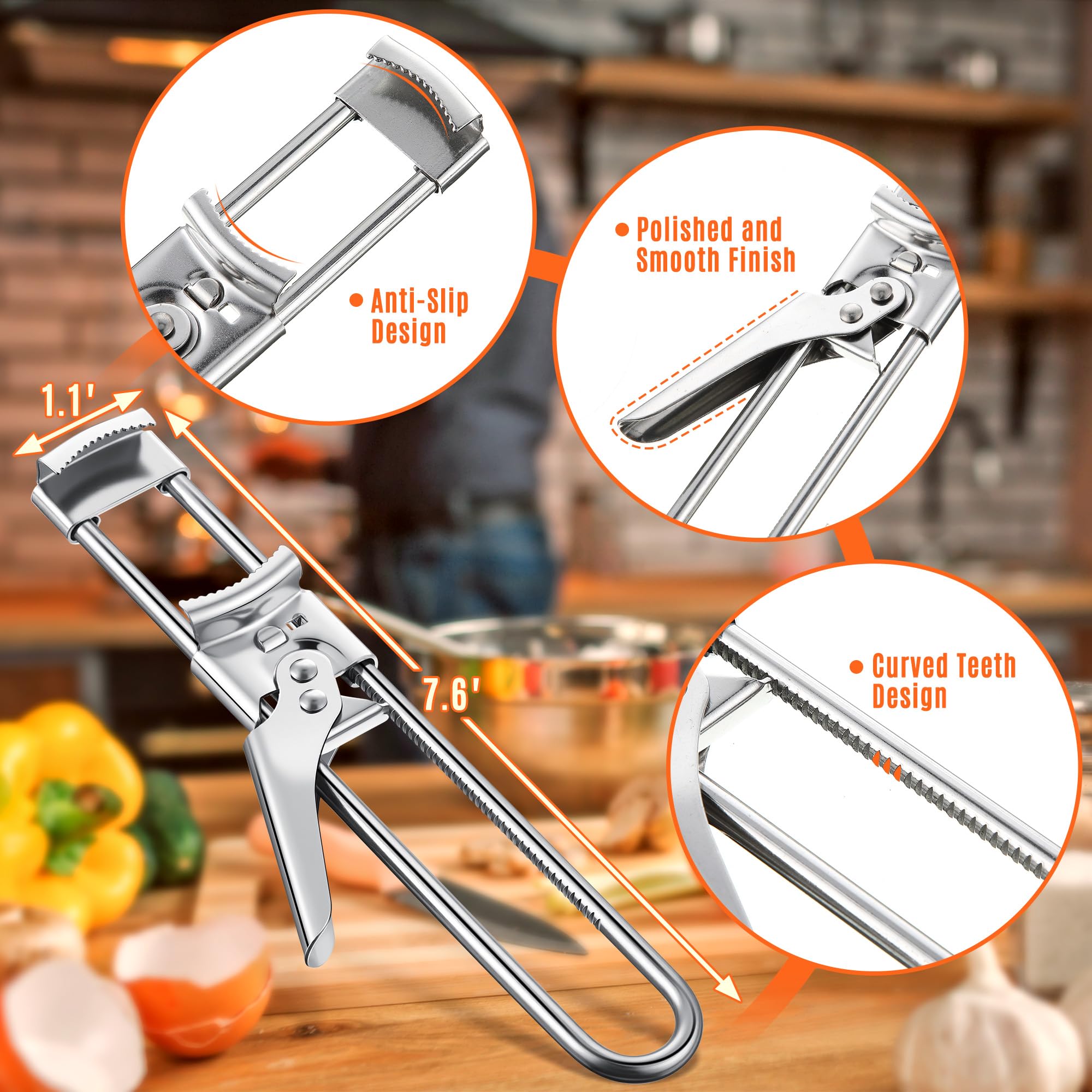 Enhon double pack jar openers provide versatile help for multiple jars.