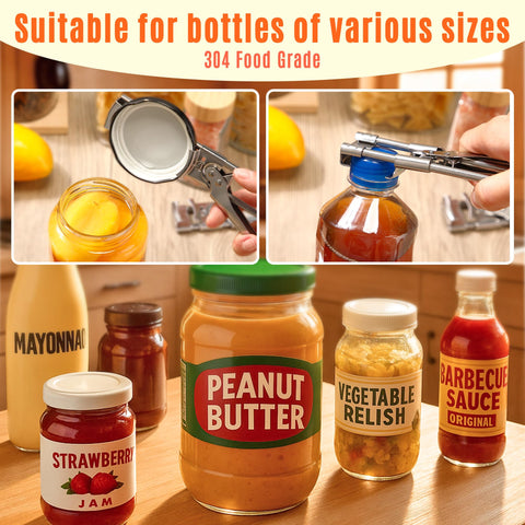 Enhon keychain bottle opener travels with you for quick caps on outings.