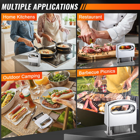 Enhon meat tenderizer easy-clean storage after use