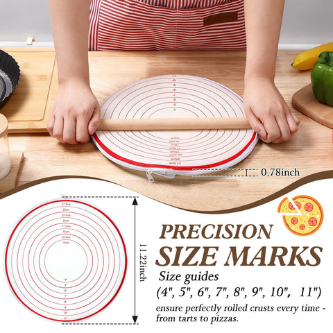 Enhon silicone dough bag interior view showing nonstick surface for easy dough release.