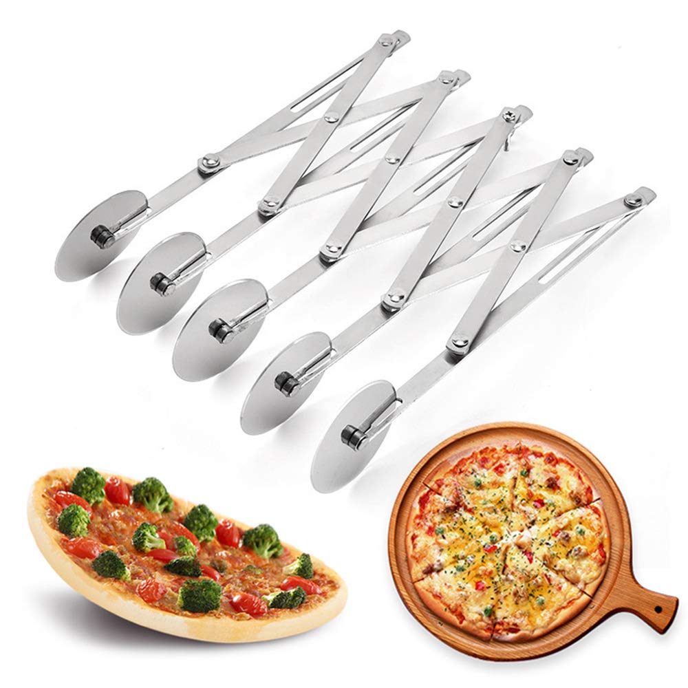 eninfut 5-wheel pastry cutter assembly for even dough portions.