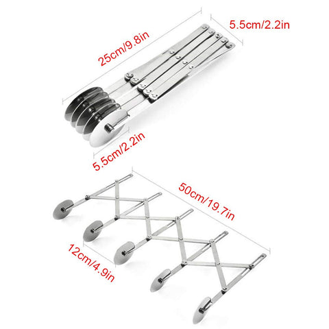 eninfut adjustable-dough-divider demonstrates versatile width options.