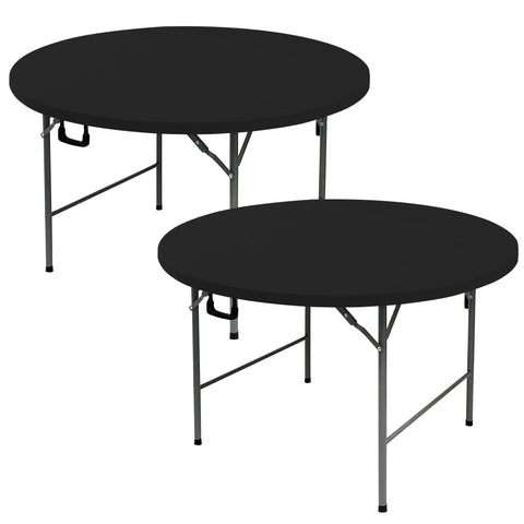Enjoyidea fitted round table covers with elastic edge for secure fit.