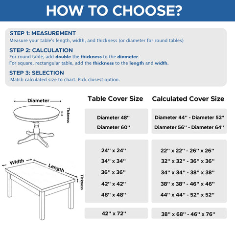 Enjoyidea machine washable tablecloth for simple cold water cleaning