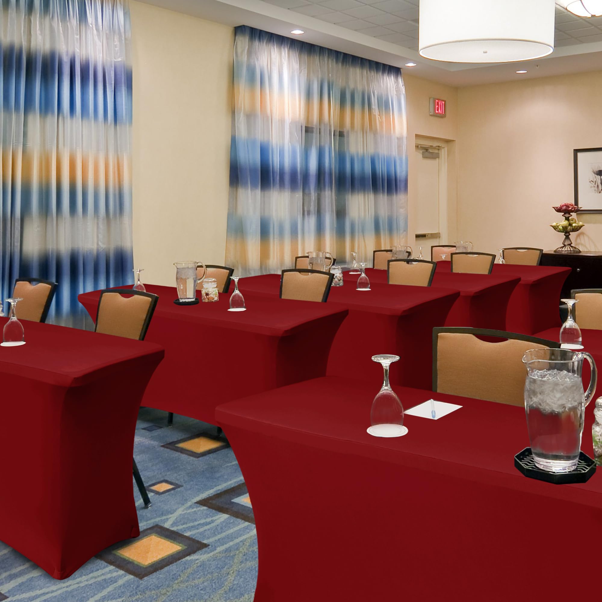 Enjoyidea spandex table cover fits standard 72L x 30W x 30H tables