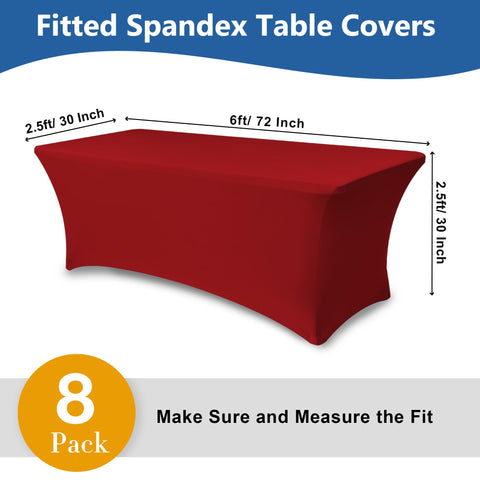 Enjoyidea spandex table cover easy install and removal by one person