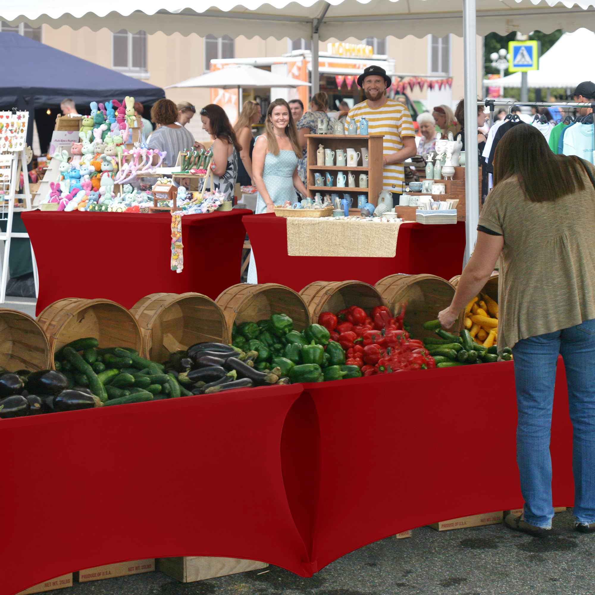 Enjoyidea spandex table cover suitable for indoor outdoor use