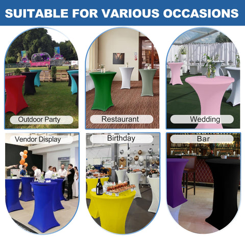 Enjoyidea stain-resistant tablecover designed for busy bars and events.
