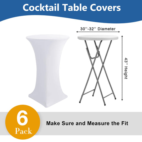 Enjoyidea white round tablecloth ideal for weddings and upscale bars