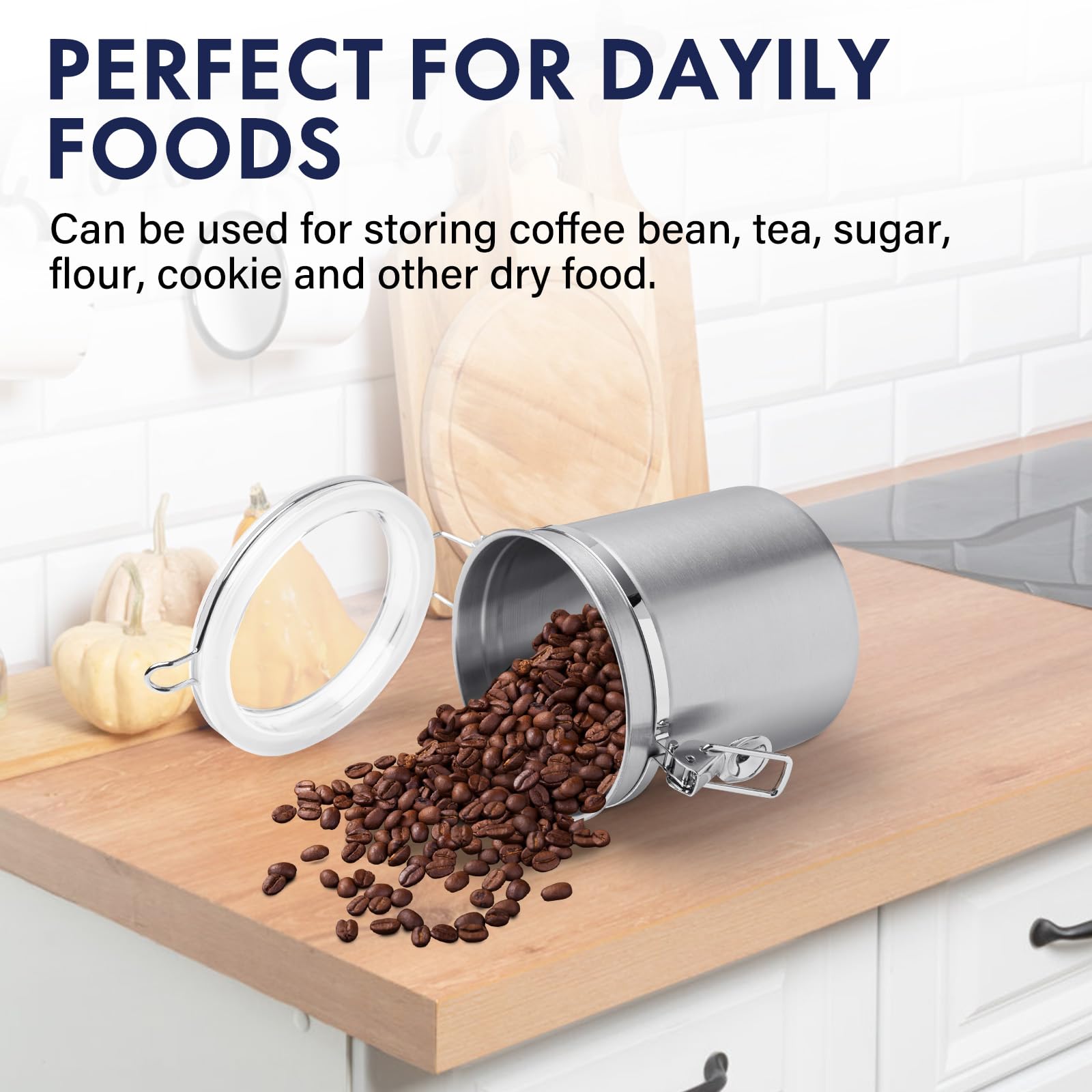 ENLOY BPA-free silicone gasket provides odor-free daily storage.