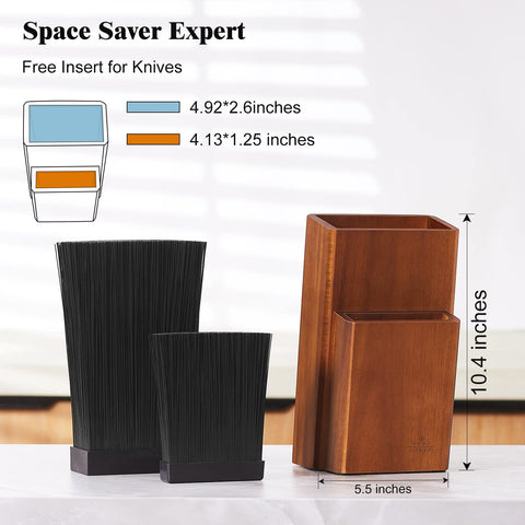ENOKING block features a non-slip base for stable kitchen use.