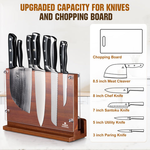 ENOKING double sided magnet securely holds various knife types