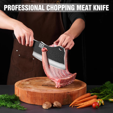 ENOKING full-tang knife handle with three rivets supports safe, balanced handling