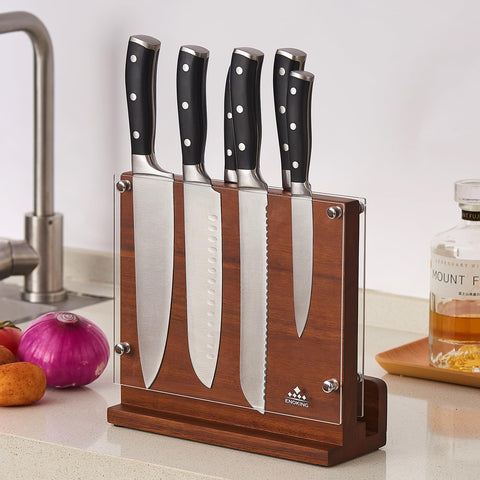 ENOKING no-installation knife storage offers quick setup and stable organization.