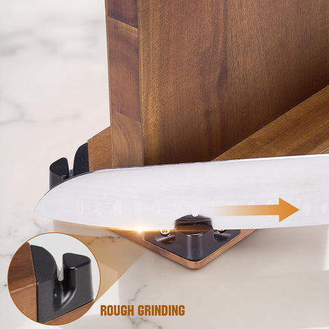 ENOKING strong magnets on both sides secure knives of all sizes safely.