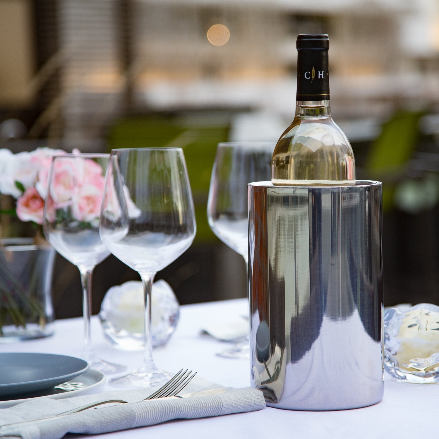 Enoluxe champagne-bucket elegant-entertainment setup for stylish parties.