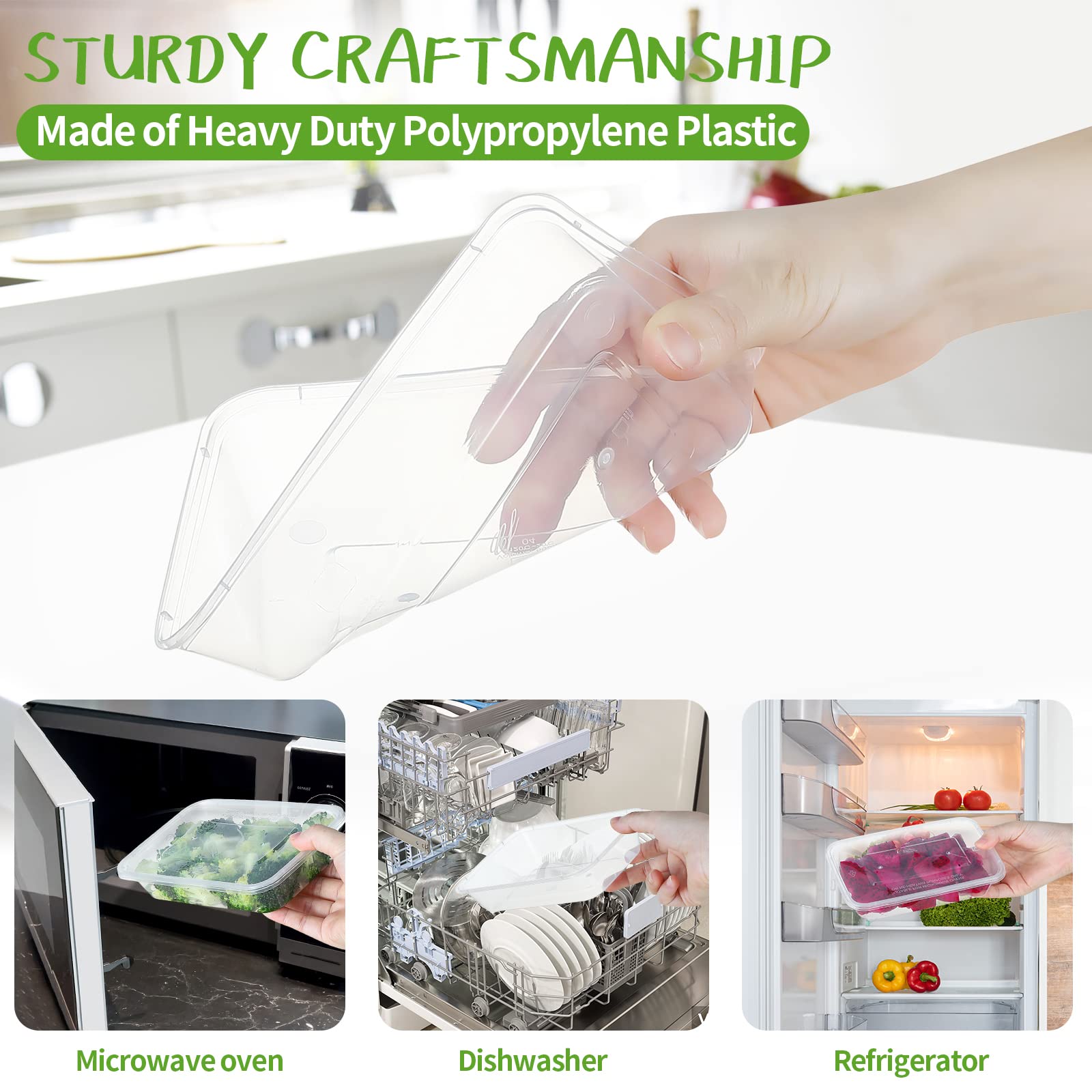 Ensbelei microwave-safe container designed for quick reheats (lid removed).