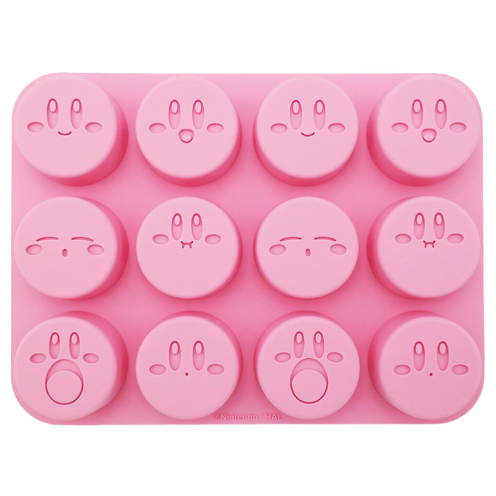 Ensky Kirby silicone mold tray for Kirby-shaped chocolates and treats.