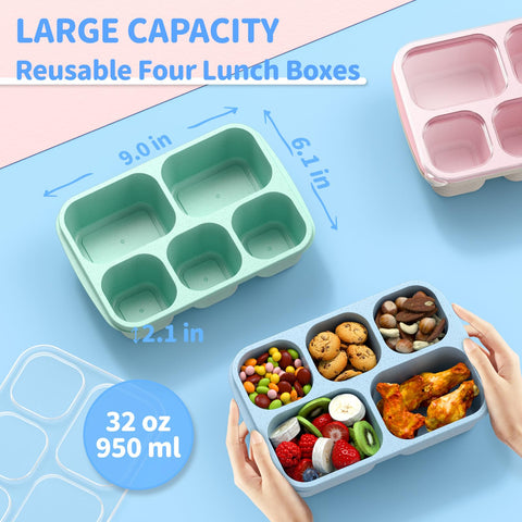 Enstphjoy Bento Box lid with cat-ear handles for kid-friendly opening.