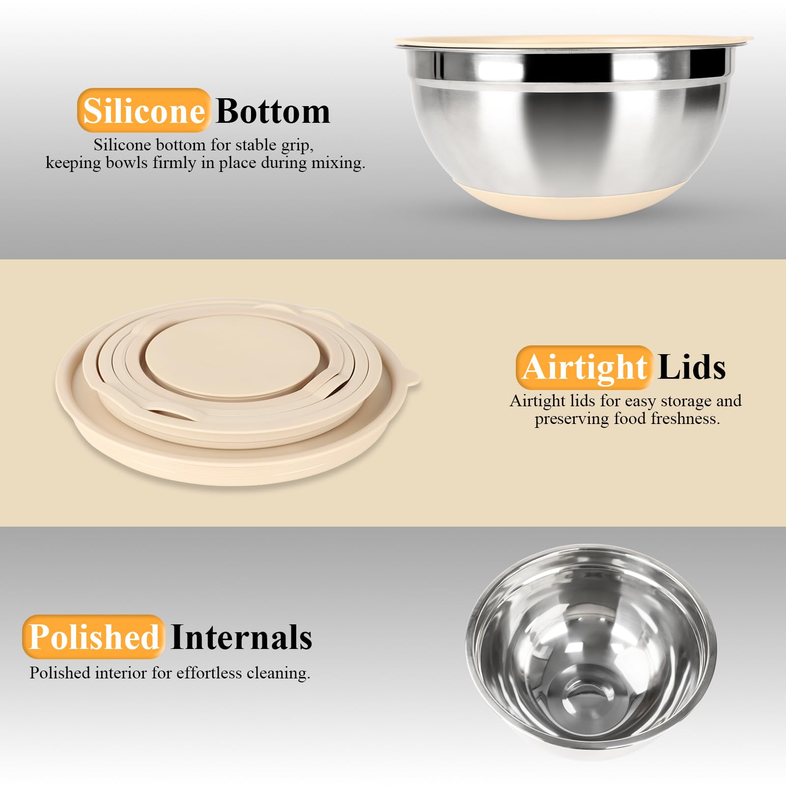 ENVTEK airtight lids with removable cover simplify adding ingredients without removing the lid