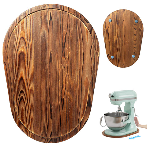 ENVTEK Pine-base slider under KitchenAid 5-8 qt bowl-lift for steady sliding