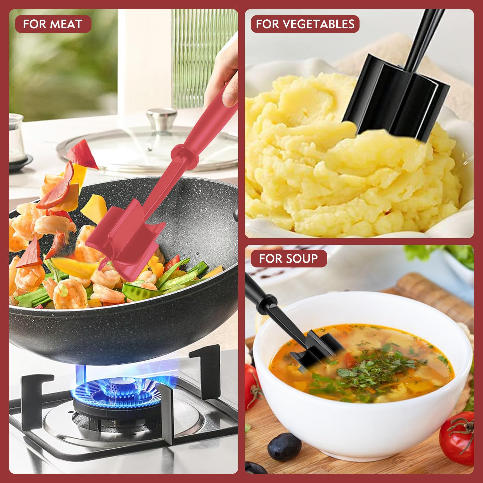 EoaMen meat chopper smooth surface simplifies dishwasher cleaning.