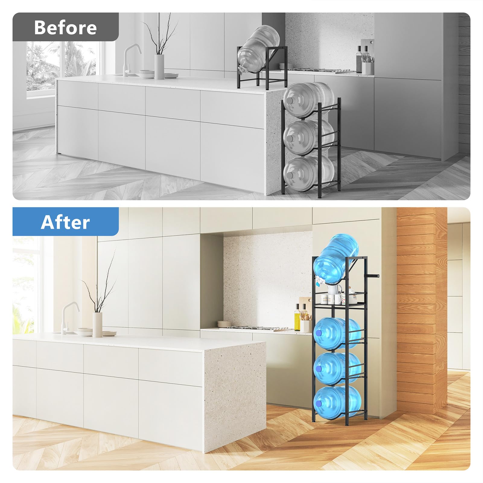 Eocnrhe premium steel frame with baking paint resists rust for long-lasting use.