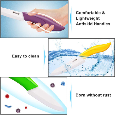 Eocogup fruit and vegetable slicing edge highlighting freshness