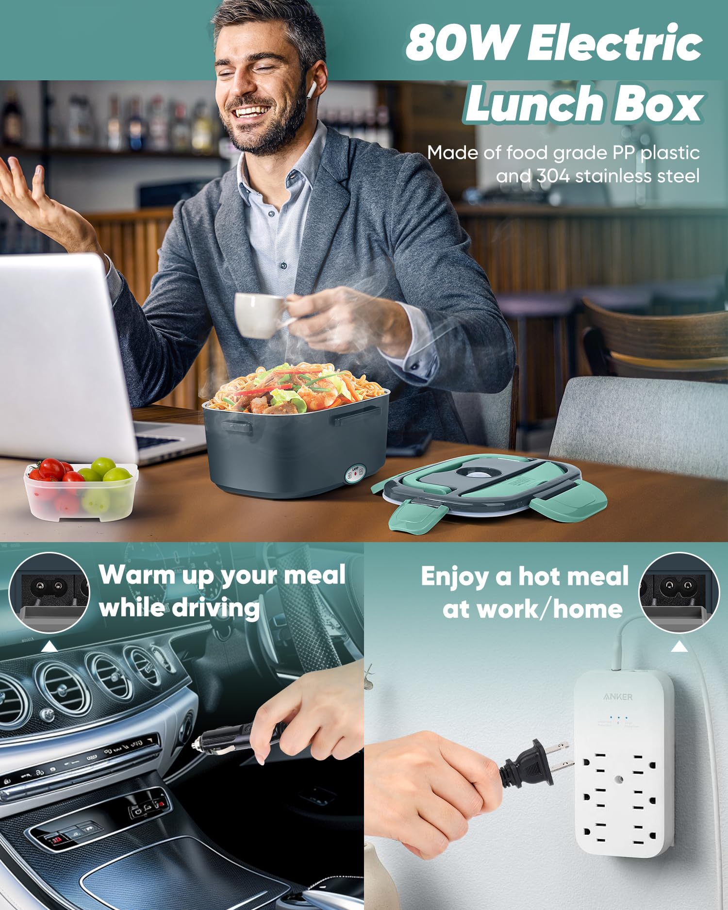 Eocolz portable design fits car, office, and travel routines