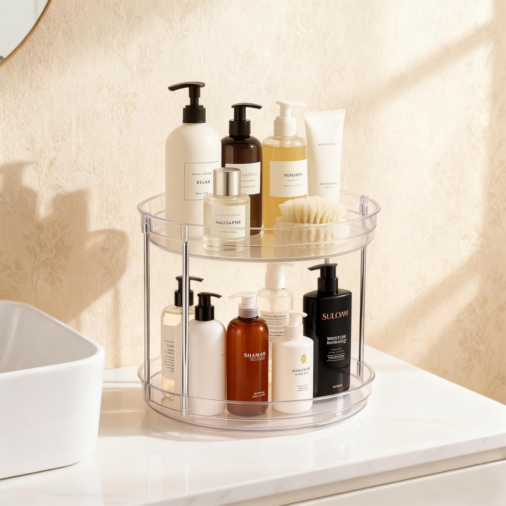 EODELLY makeup jewelry storage makes small items easy to grab.