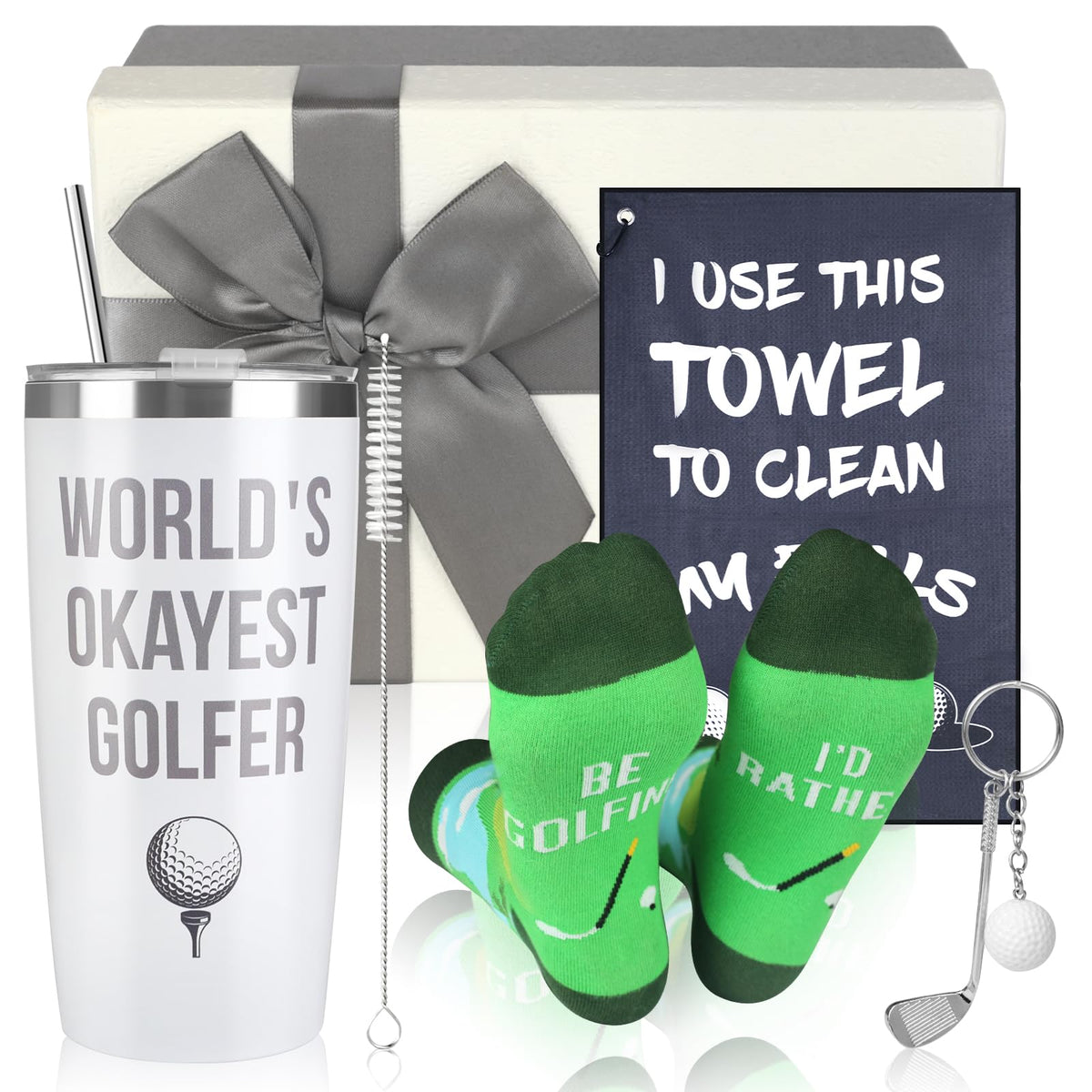 EOEFJW golf gift box displaying a ready-to-gift set for golf lovers
